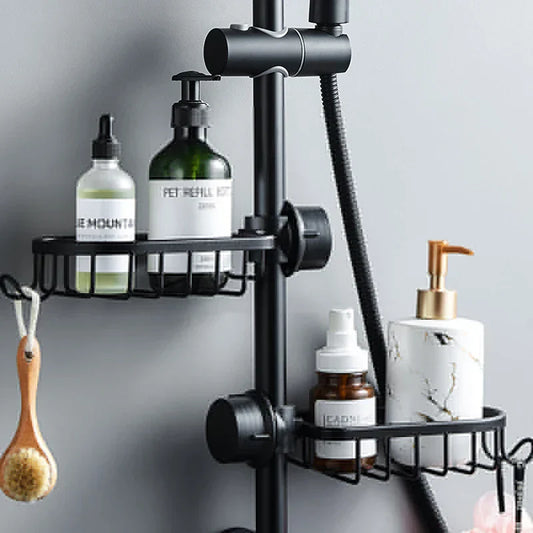 Adjustable Shower Caddy Bathroom and Kitchen Organizer by DecorBites™